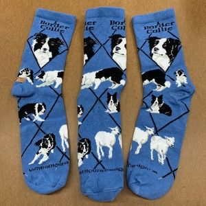 Border Collie and Sheep/Goat Socks - 12 Pair